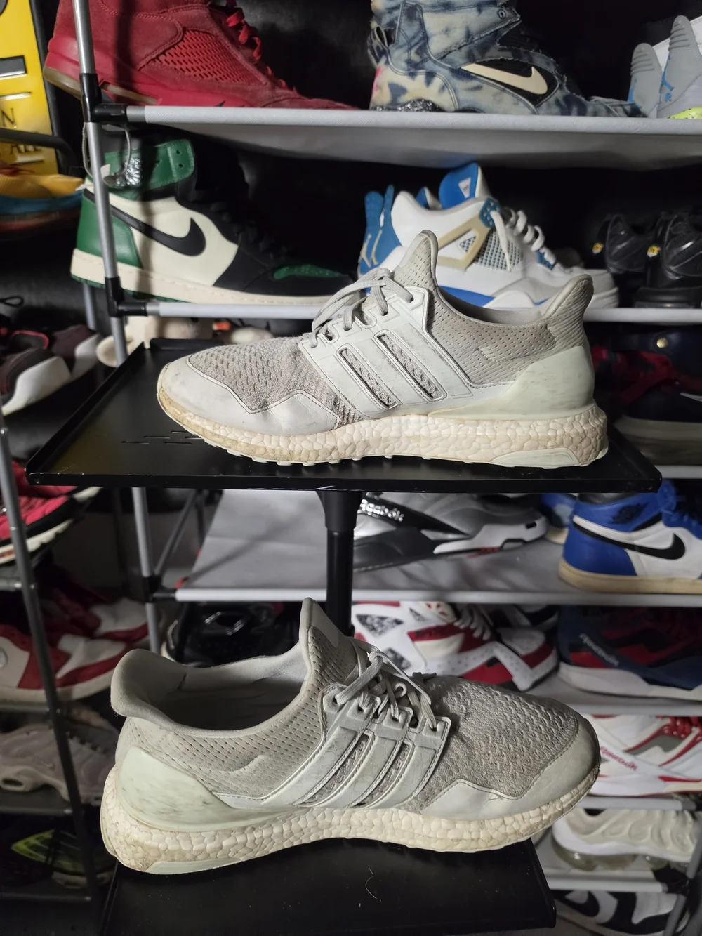 🔥 Adidas Ultraboost Men's Size 11.5 Grey Ultra Boost Running Shoes